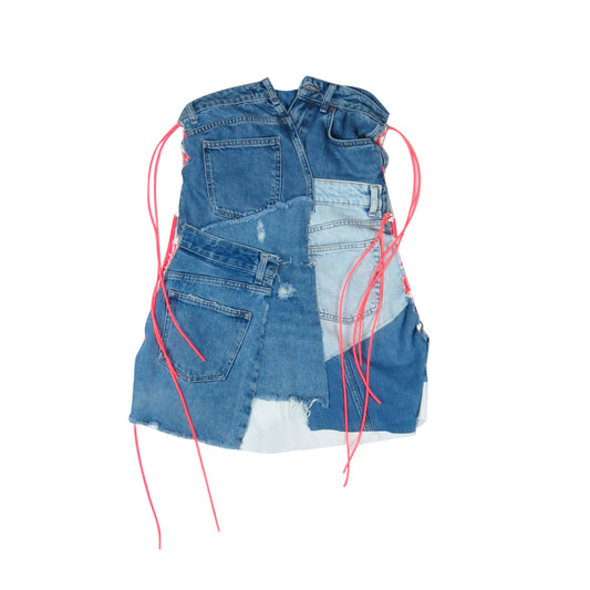 Austin Denim Strapless Dress