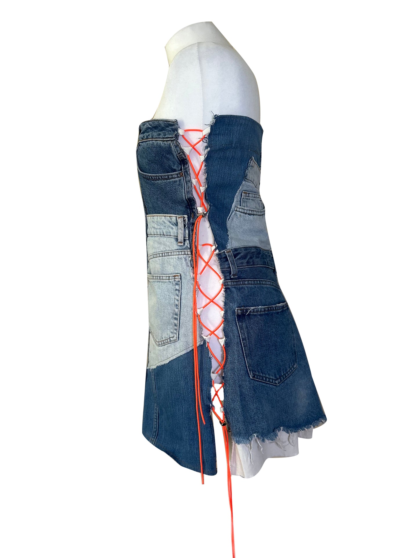 Austin Denim Strapless Dress
